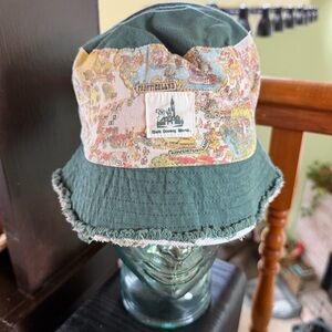 Disney World 50th Anniversary Map Bucket Hat